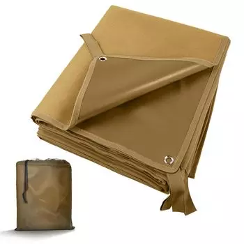 SOTCAR Ground Sheet Leisure Sheet Палатка 200 x 150 см Водонепроницаемая двухсторонняя водоотталкивающая толстая 1000D прочная износостойкая сумка для хранения в комплекте