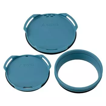 SOTO Крышка 3 шт Термостакер Плита Комбинированный Альпинистский Кемпинг Термостакер Цветной Набор Соединений Крышки Синий (Для СОД-521) и СОД-5211BL синий