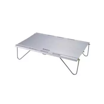 SOTO Low Table Mini Lightweight с чехлом для хранения, алюминиевый, интегрированный, для кемпинга, походов, альпинизма, активного отдыха, полевых работ ST-632