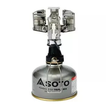 SOTO Маленький фонарь SOD-250, банка OD, без чехла Hoya, ветрозащитный, отличная ударопрочность, легкий, компактный, в комплекте чехол для хранения, для восхождений в горы