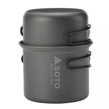 SOTO набор из 2 алюминиевых плит, легкая компактная сумка для хранения Solo Duo Mesh для скалолазания, походов, кемпинга, походов, набор алюминиевых плит M SOD-510