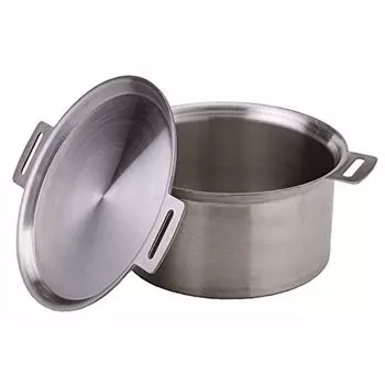 SOTO Сделано в Японии Кастрюля из нержавеющей стали для духовки Толстая Не требует приправ Легко моется Безопасна и моет Высокотемпературное хранение Универсальная Прочная Не ржавеет серебряный