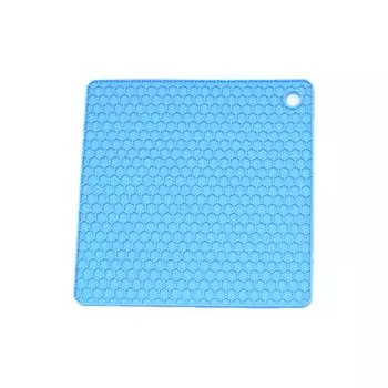 Сотовые круглые силиконовые теплоизоляционные подушечки, оптовая продажа, квадратные подставки, бытовые кухонные коврики в скандинавском стиле