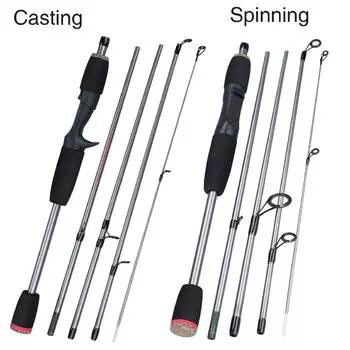 SOUGAYILANG 1,8 м 5 секций Спиннинговая удочка Высококачественная удочка FRP Сверхлегкая удочка