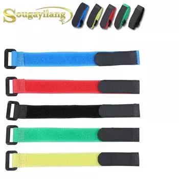 SOUGAYILANG 5 шт. многоразовый ремень, уличная застежка, галстук для удочки, аксессуары для рыбалки, плетеный ремень, повязка 5Pcs разноцветный