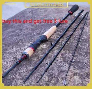 Sougayilang Литейная удочка из углеродного волокна, легкая приманка для улицы, для морской рыбалки в соленой воде 2.1m