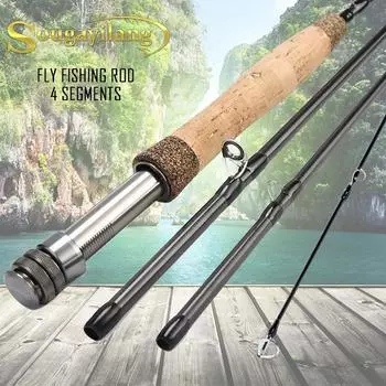 Сборная удочка Sougayilang 270см для рыбалки нахлыстом 9 ft