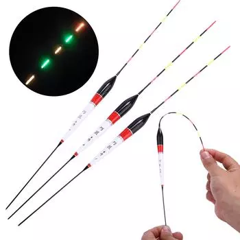 Sougayilang поплавок для рыбалки электрический поплавок для рыбы 3 шт./лот дрейф рыбы океан лодка аксессуары для рыбалки