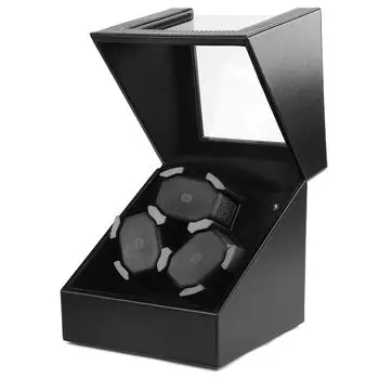 SOUKENGEN Winding Machine Watch Winder Automatic Watch Winding Machine New automatic watch can be used with all and watches Black (1 winder) (2