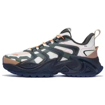 Soulland X Li Ning Cat Paw Ace Прочные дышащие низкие спортивные повседневные туфли Женские кроссовки Белые Коричневые AZGS104-5 37