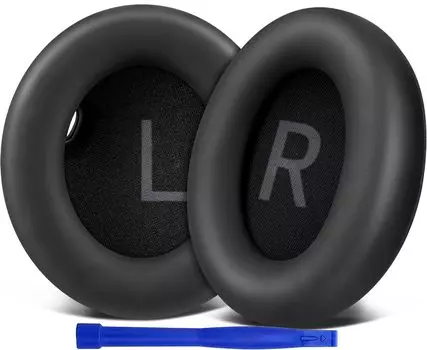 SOULWIT Амбушюры для наушников Anker для Soundcore Space One Совместимые сменные амбушюры для наушников Protein Leather Шумоизоляционная пена