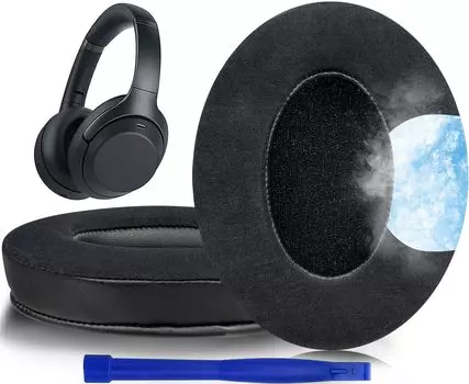 SOULWIT охлаждающие гелевые подушечки для наушников Sony Over Ear, сменные подушечки, совместимые с высокоплотной пеной, охлаждающая толстая подушечка для головы WH-1000XM3