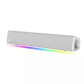 Sound Blaster GS3 White Product Award 2024 Gold Выходная мощность 12 Вт 24 Вт Широкое распространение звука за пределы его размера Технология SuperWide Аналоговый вход Игровая звуковая панель белый