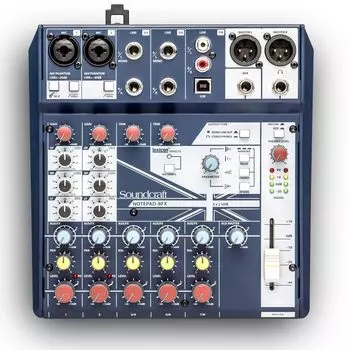 SOUNDCRAFT Notepad-8FX Компактный аналоговый микшер с USB-аудиоинтерфейсом []