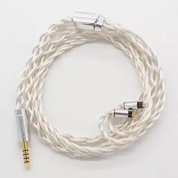 SoundsGood Arianrhod ручной работы, медно-серебряный сплав, посеребренная медь OFC, кабель для обновления наушников, сбалансированный кабель для замены соединения, 4-жильный