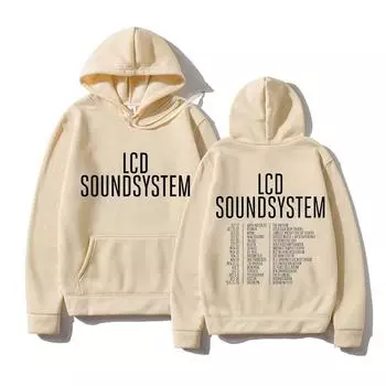 Soundsystem Hoodie Мужские/женские толстовки с капюшоном Эстетичные унисекс Зимние флисовые пуловеры Толстовки Винтажная эстетичная одежда XS