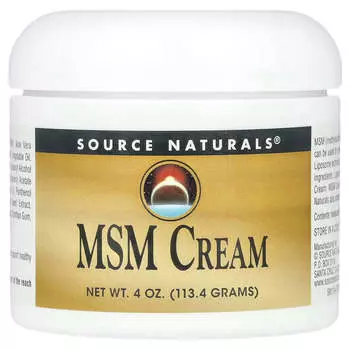 Source Naturals, Крем с МСМ, 4 унции (113,4 г)