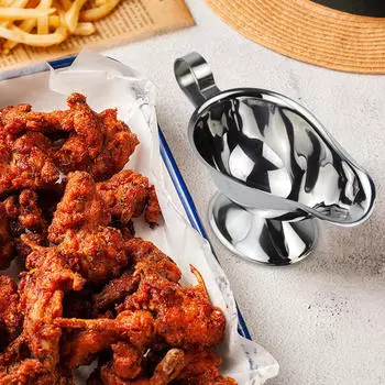 Соусник для говядины, с ручкой, которую можно мыть в посудомоечной машине, сервер для заправки салата, соусник 13.5cm