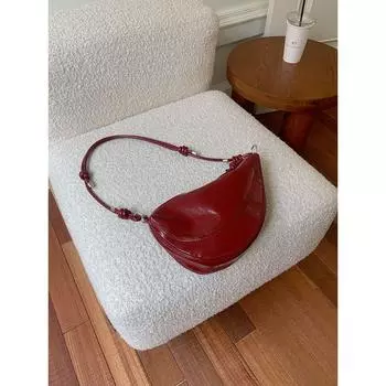 South Korea Niche Style Women s Summer Casual Red Saddle Bag Red