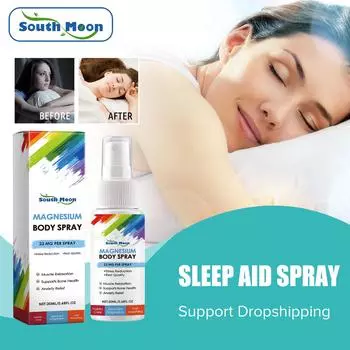 South Moon Спрей для лечения бессонницы Засыпание Облегчение беспокойства Декомпрессия Лучший сон Расслабление Успокаивает Настроение Спрей для улучшения сна 20ml Boxed