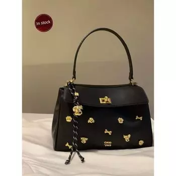 South Style Chio2nd Ceir Classy Genuine Leather Series WAZ Dance Tote Bag Women s Shoulder Crossbody Satchel Image color