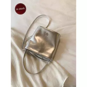 South Style Chio2nd Cowhide Western Style Bucket Bags