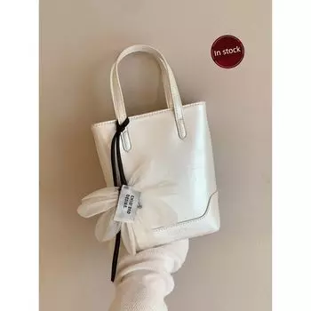 South Style Chio2nd Lemon Bubble Tote Bag Exquisite Flower Phone Bag Female Summer Satchel Shoulder Messenger Bag Pearl(In stock)