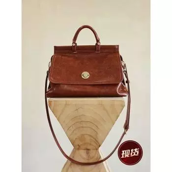 South Style Chio2nd Messenger Bag Women s 2025 New Arrival Commuter Hand-Carrying Bag Fashion Elegant Shoulder Messenger Bag Caramel color(In stock)