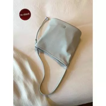 South Style Chio2nd Mint Breeze Tote Bag Women s 2025 Super Hot Commute Minimalist Satchel Shoulder Bag Sea salt Blue