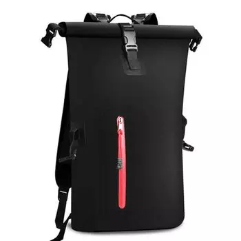 [SOUUXIU] Водонепроницаемая сумка Сухой мешок Водонепроницаемый рюкзак Сумка-мессенджер Водонепроницаемая Сверхпрочная Сворачивающаяся застежка Сумка для плавания с передним карманом на молнии