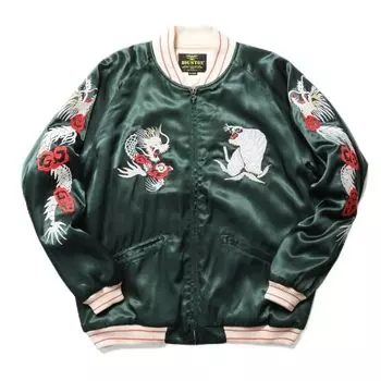 SOUVENIR JACKET 51400 GREEN [Houston] (DEVIL CATS) зелёный