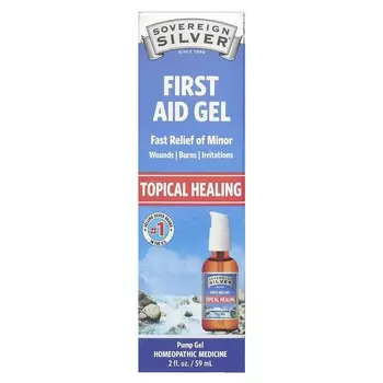 Sovereign Silver, Гель для оказания первой помощи, 2 жидких унции (59 мл)