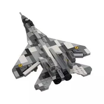 Soviet Fighter Mig-29 Aircraft Building Block World War Ii Military Model Assembly Toy Compatible Set