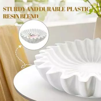 СОВРЕМЕННЫЙ ДЕКОР - Наши чаши из смолы чрезвычайно прочны и долговечны.. Его можно использовать для хранения фруктов, ключей и чего угодно.. Или как чаша для сбора всех. Используйте его на любом