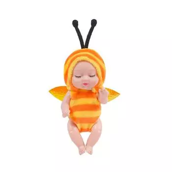 Совершенно новая силиконовая виниловая кукла, подарки для сна, настоящие куклы, принцесса для девочек для детей C1D9 bear-one-size