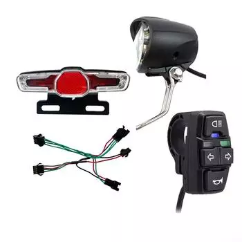 Совершенно новые комплекты фар для электровелосипеда, комплекты фар 12 В-80 36/48 В