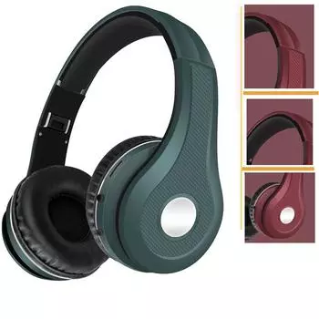 Совершенно новые оригинальные Bluetooth-наушники емкостью 250 мАч, складные беспроводные стереогарнитуры, наушники-вкладыши с поддержкой микрофона, FM-радио, TF-карта, воспроизведение MP3 красный