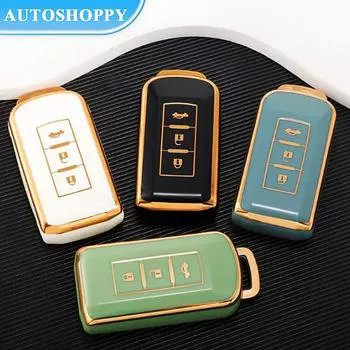 Совершенно новый чехол для дистанционного ключа из ТПУ для Mitsubishi ASX LANCER Pajero Sport Outlander Eclipse Cross, чехол для ключей, аксессуары для брелка чёрный