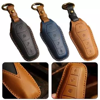 Совершенно новый чехол для ключей автомобиля, прочный, высококачественный, профессиональный чёрный