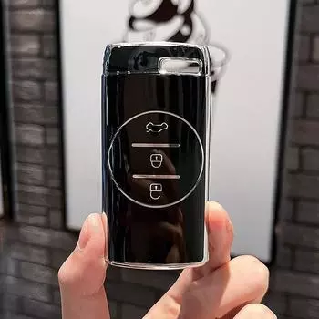 Совершенно новый чехол для ключей, прочный, высококачественный, практичный чёрный