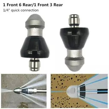 Совершенно новый и высококачественный очиститель для труб высокого давления, струйная насадка для очистки канализации