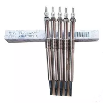 Совершенно новый нагреватель свечей накаливания зажигания 6641590001 для Ssangyong Actyon Sports Kyron Rexton 5 PCS