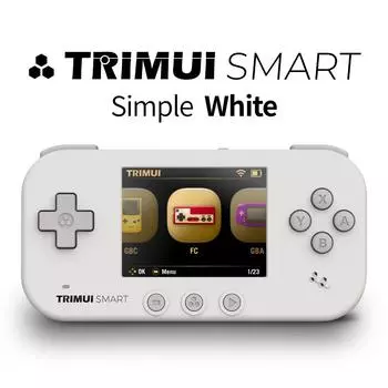 Совершенно новый Trimui Smart ярких цветов с 2,4-дюймовым Ips-экраном с открытым исходным кодом, мини-ретро портативная Wi-Fi или портативная игровая консоль. 32G
