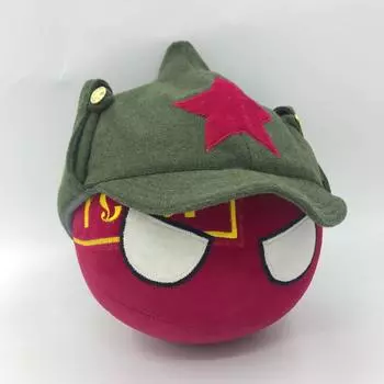 Советский русский мяч с шапкой Буденного Польский мяч национальный мяч двумерная плюшевая кукольная периферия m