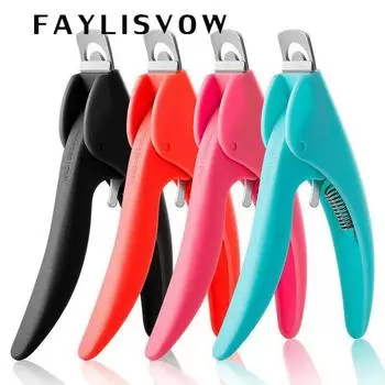 Советы по дизайну ногтей, триммер, ножницы, круглый резак для накладных кончиков, маникюрный инструмент ярко-розовый