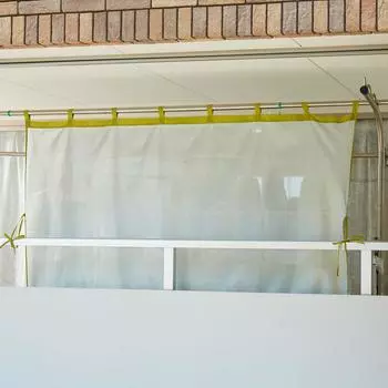 Советы по образу жизни Защитный чехол для белья Сушка Защита от дождя Балкон Дышащая сетчатая ткань «Занавеска для белья»