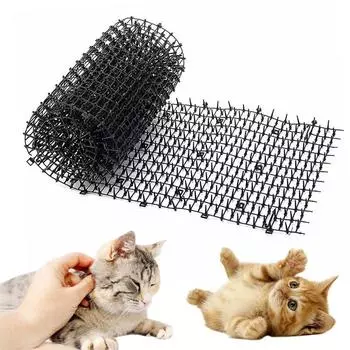 Советы по садоводству Предотвращение повреждений от кошек Отпугивание кошек Защитите свой сад Простые в использовании коврики для кошек Безопасное и гуманное средство отпугивания кошек Поведение кошек