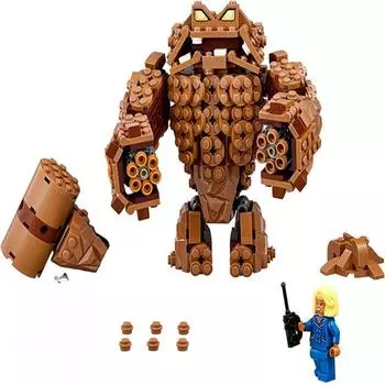 Совместим с грязевой атакой Nogo Mud Face Man, собранной игрушкой-строительным блоком без коробки