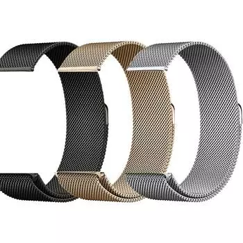 Совместим с ремешком Apple Watch Band Series 9, Ultra 2, Se, Ultra 8, 7, 6, 44 мм, 45 мм, 49 мм, для женщин и мужчин, сетчатый ремешок из нержавеющей стали роза розовый