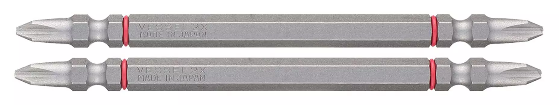 Совместимая бита для решения проблем VESSEL 40V, двухсторонняя, без тряски, 110 шт., набор из 2 шт. DC142110 +2